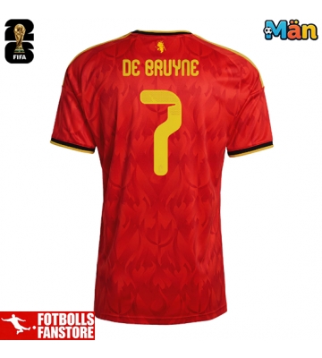 Belgien Kevin De Bruyne #7 Hemmatröja VM 2026 Kortärmad